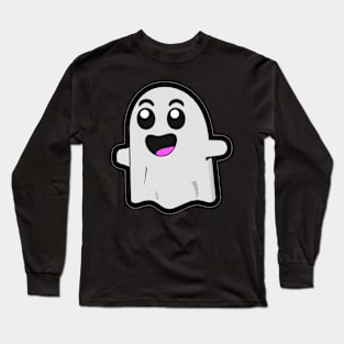 happy ghost Long Sleeve T-Shirt